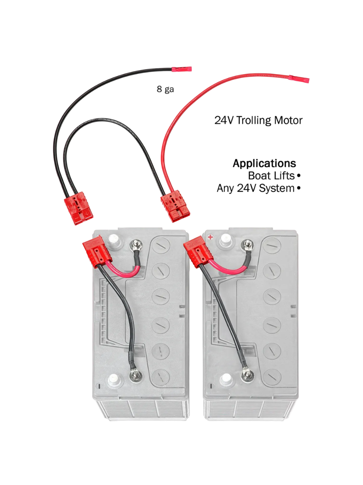 Connect-Ease 24V trolling motor battery wiring diagram
