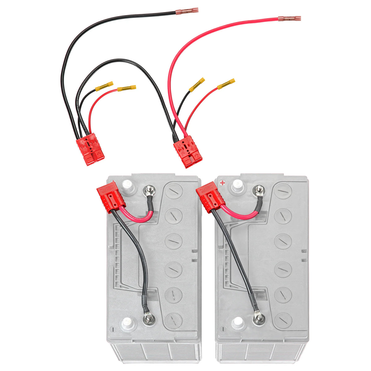 Connect-Ease 24V battery connection kit with on-board charging harness