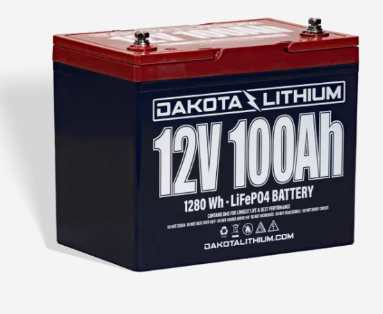 Dakota Lithium 12V 100Ah LiFePO4 battery product view
