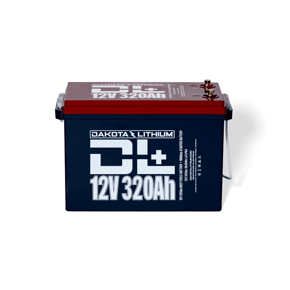 Dakota Lithium DL+ 12V 320Ah LiFePO4 battery side view