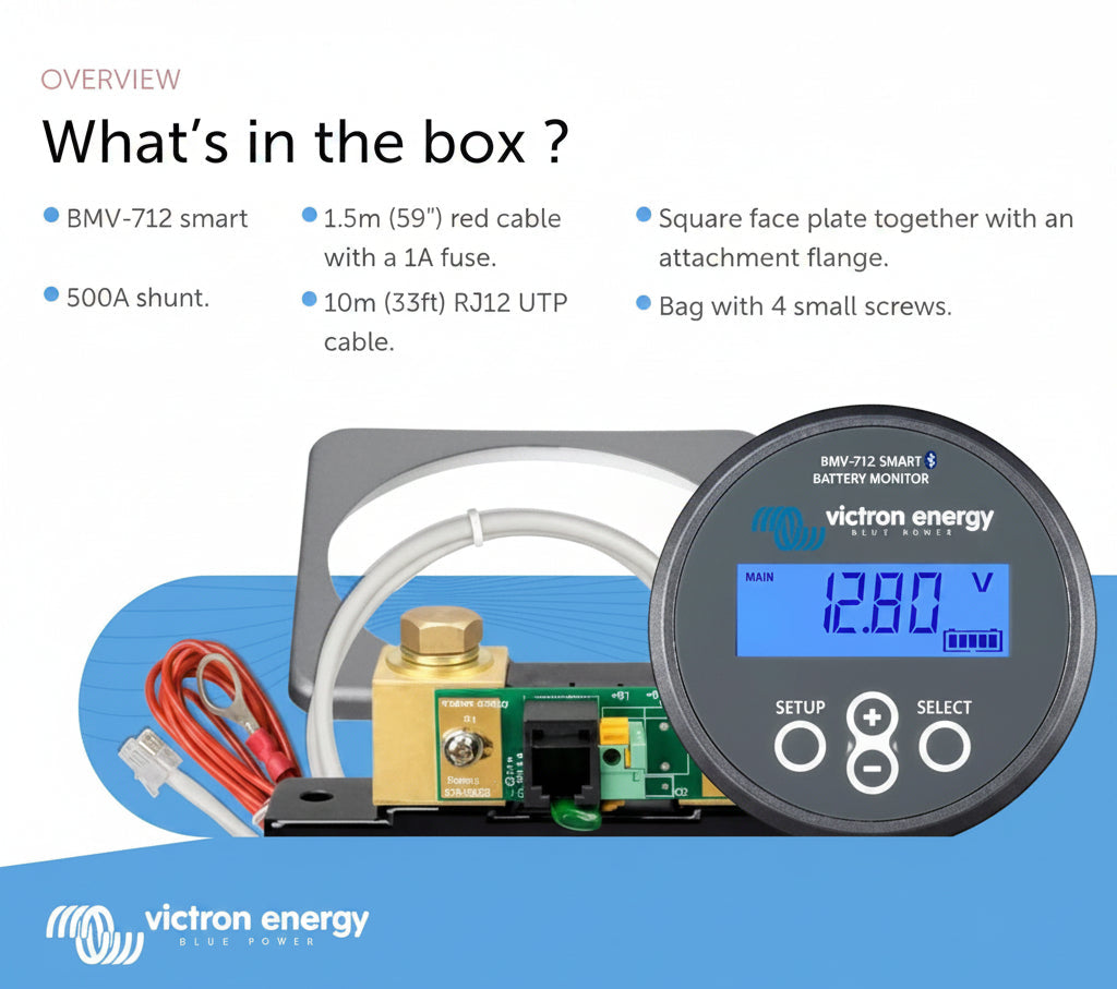 Victron battery monitor kit for Dakota Lithium van and RV power system