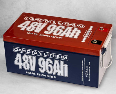 Dakota Lithium 48V 96Ah LiFePO4 golf cart battery with charger
