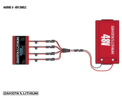 Dakota Lithium 12V battery connection wiring diagram