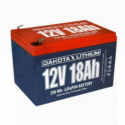 Dakota Lithium 12V 18Ah Deep Cycle LiFePO4 battery