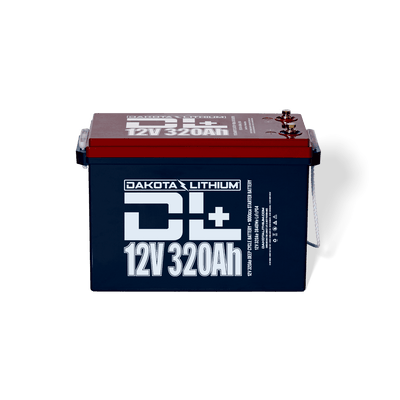 Dakota Lithium DL+ 12V 320Ah heated battery front view