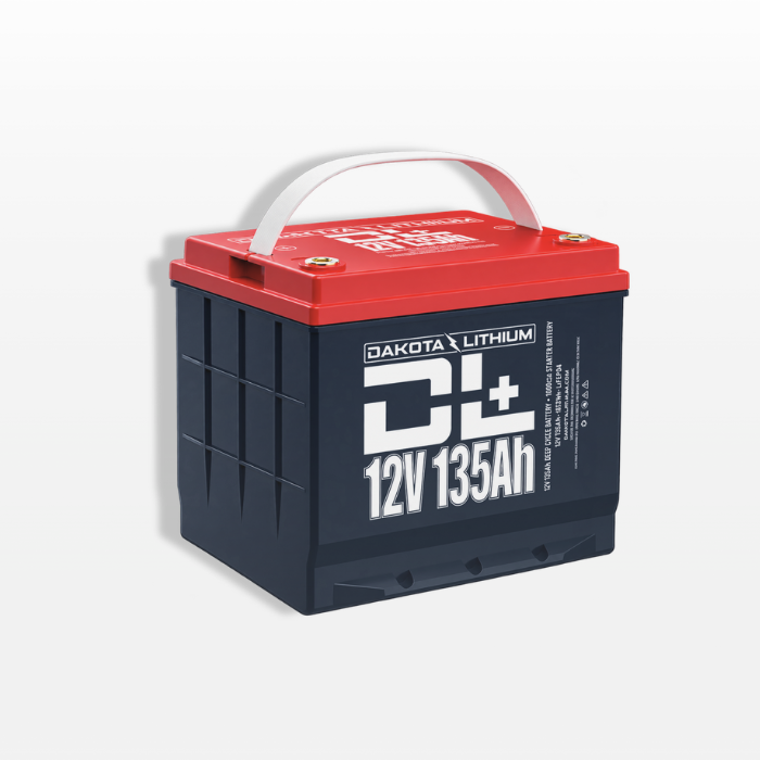 Dakota Lithium DL+ 12V 135Ah LiFePO4 battery with handle