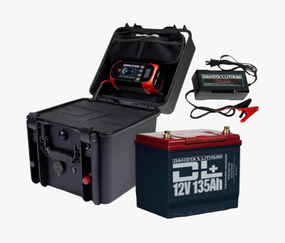Dakota Lithium Powerbox+ PB135Ah waterproof power station with 12V 135Ah battery
