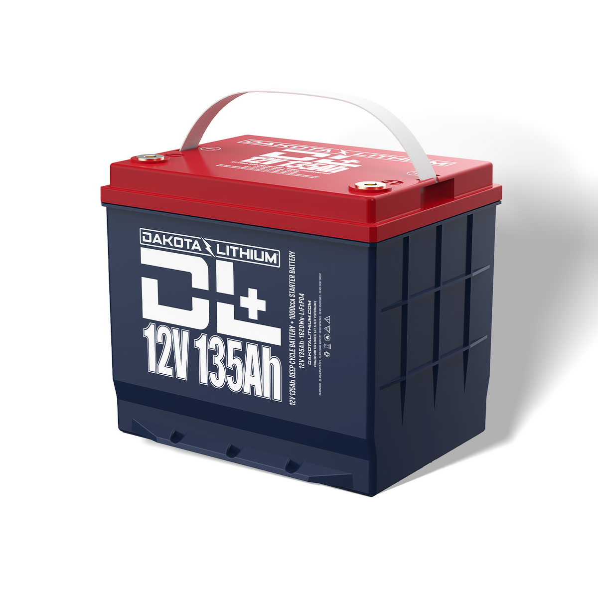 Dakota Lithium DL+ 12V 135Ah LiFePO4 battery for off-grid solar system