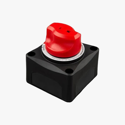 Victron Energy 275A battery disconnect switch angled view