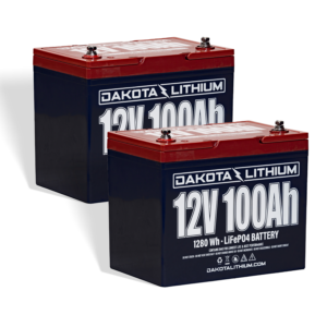 Dakota Lithium 24V 100Ah Battery Set (2x 12V 100Ah)