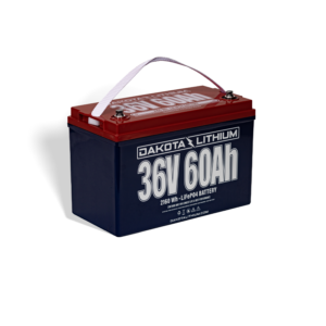 Dakota Lithium 36V60Ah LiFePO4 Deep Cycle Battery Trolling Motor Golf Cart