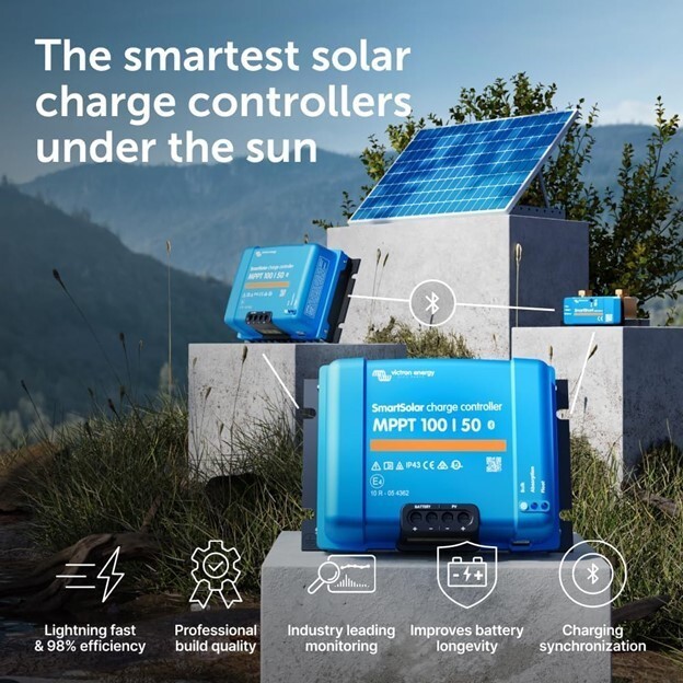 Dakota Lithium DL+24V 60Ah RV Power Solar System (Single 24V Batt) + Victron BMV & MPPT - Image 4